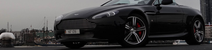 Sessão fotográfica: Aston Martin V8 Vantage Roadster N400